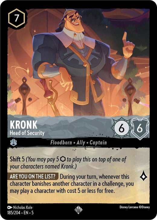 Kronk - Head of Security 185/204 Super Rare