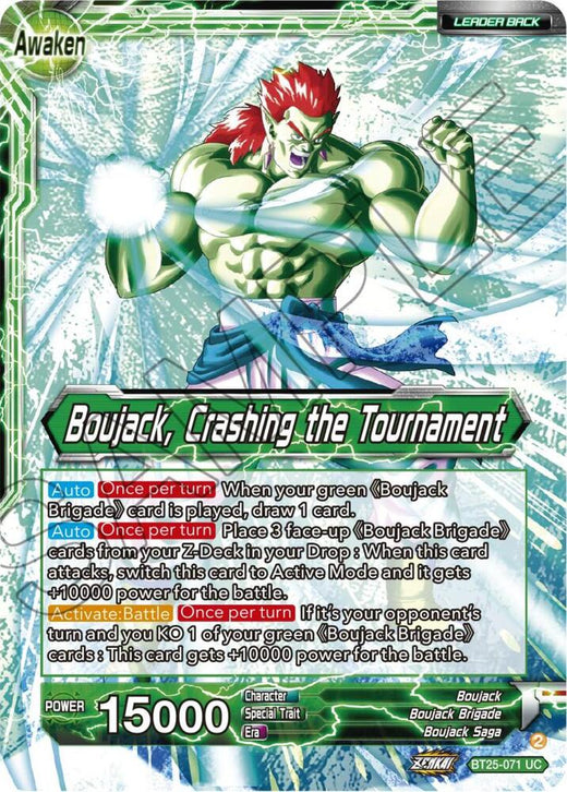 Boujack Brigade // Boujack, Crashing the Tournament BT25-071 Uncommon