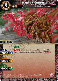 Raptor Aether | Strangers in the Sky | Uncommon | Normal | #BSS05-003