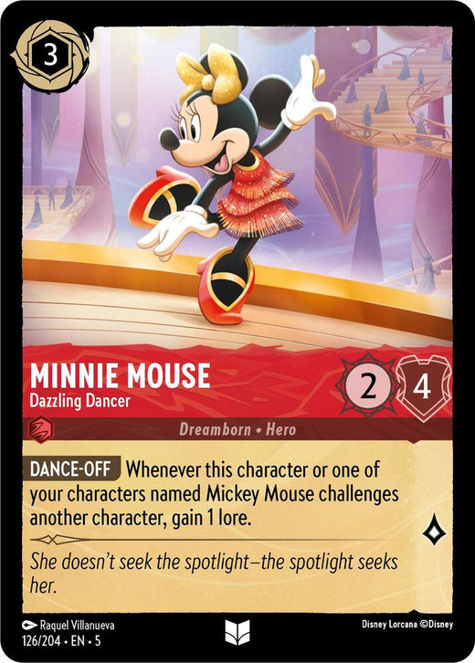 Minnie Mouse - Dazzling Dancer 126/204 Uncommon