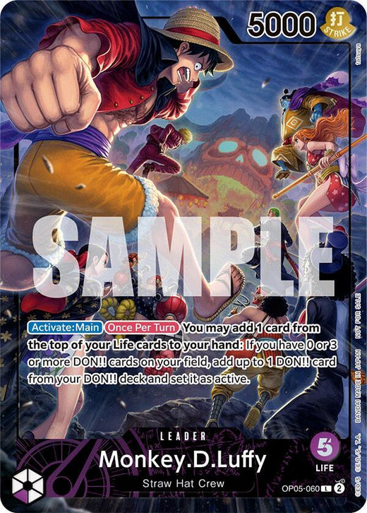 Monkey.D.Luffy (PSA Magazine) OP05-060 L Foil