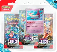Pokemon: Stellar Crown 3 Pack Blisters [Latias]