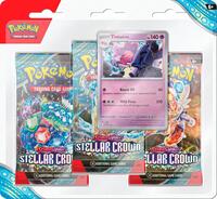Pokemon: Stellar Crown 3 Pack Blisters [Tinkaton]