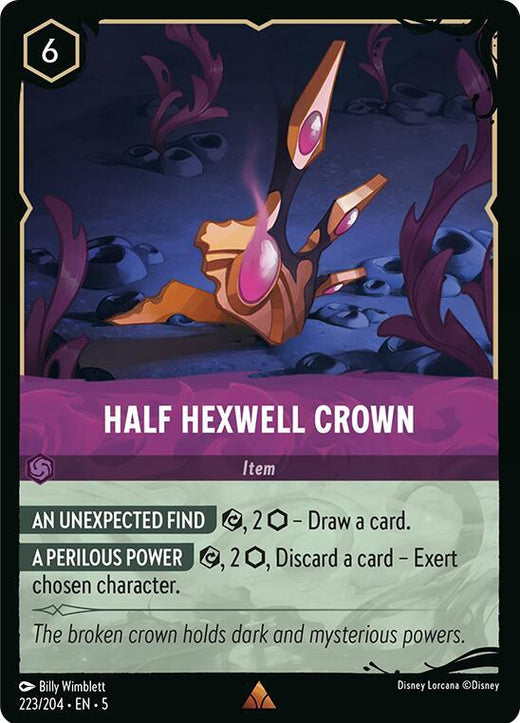 Half Hexwell Crown 223/204 Rare Holofoil