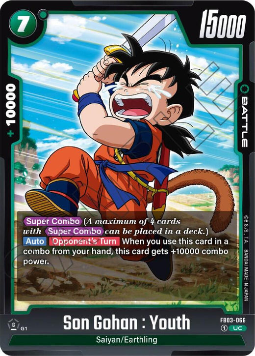 Son Gohan: Joven FB03-066 UC