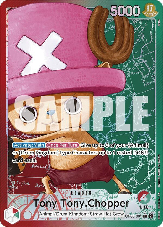 Tony Tony.Chopper (001) (Parallel) OP08-001 L Foil