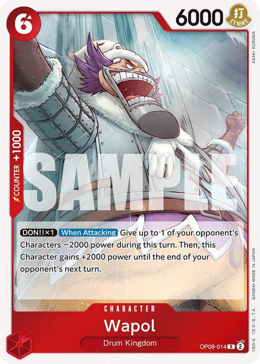 Wapol OP08-014 R Foil