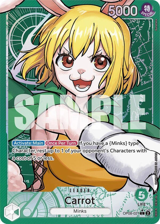 Carrot (021) (Parallel) OP08-021 L Foil