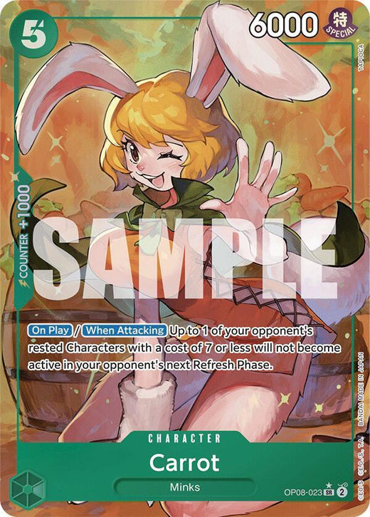 Carrot (023) (Parallel) OP08-023 SR Foil