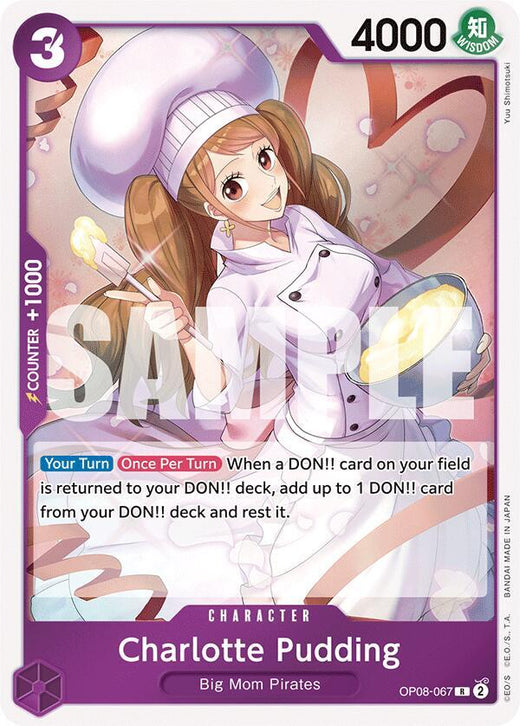 Charlotte Pudding (067) OP08-067 R Foil
