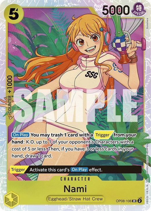Nami OP08-106 SR Foil