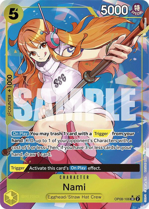 Nami (Parallel) OP08-106 SR Foil