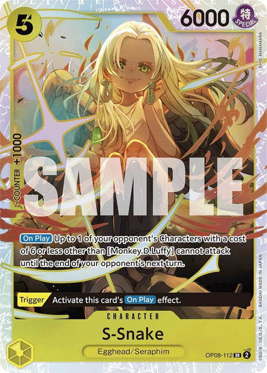 S-Snake OP08-112 SR Foil