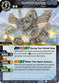 Galleon Golem | Strangers in the Sky | Rare | Normal | #BSS05-089