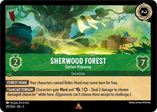 Sherwood Forest - Outlaw Hideaway 101/204 Rare