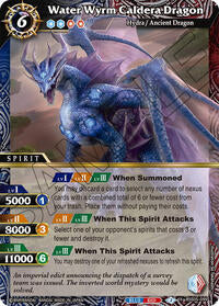Water Wyrm Caldera Dragon | Strangers in the Sky | X Rare | Holofoil | #BSS05-099