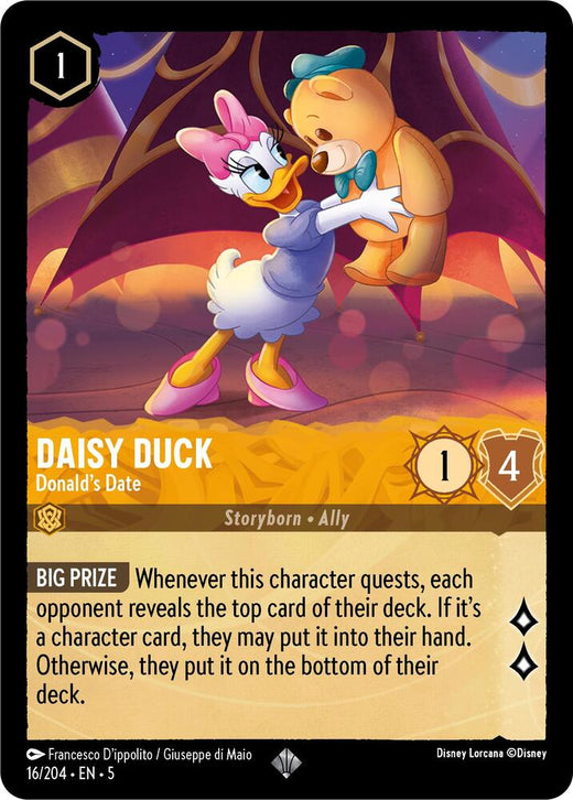 Daisy Duck - Donald's Date 16/204 Super Rare