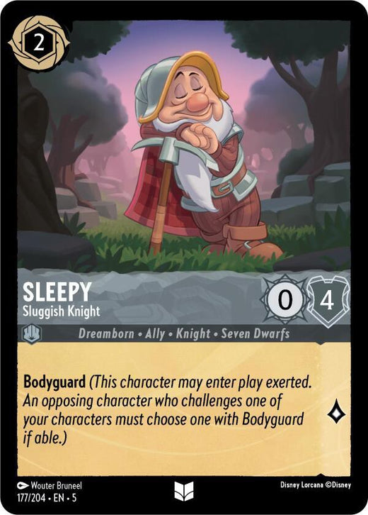 Sleepy - Sluggish Knight 177/204 Uncommon