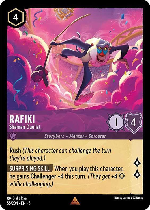 Rafiki - Shaman Duelist 55/204 Rare