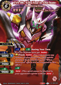 EVA-08y -Extra Four-in-One State- - Thunderclap Dragon | Strangers in the Sky | Collaboration Rare | Holofoil | #BSS05-002