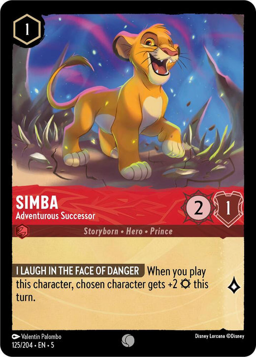 Simba - Adventurous Successor 125/204 Common
