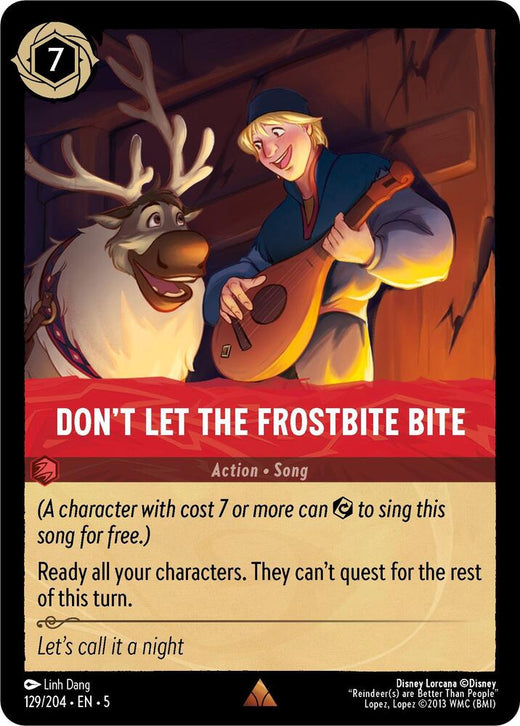 Don't Let the Frostbite Bite 129/204 Rare