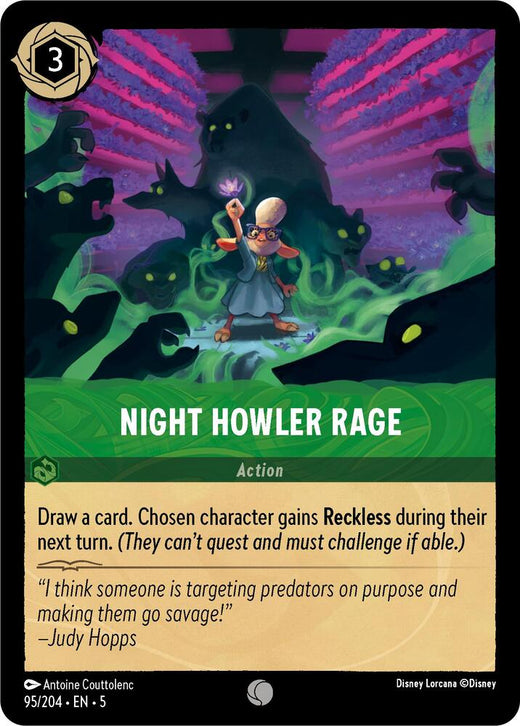 Night Howler Rage 95/204 Common