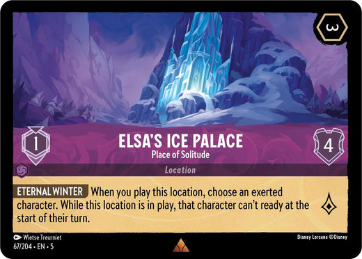 Elsa's Ice Palace - Place of Solitude 67/204 Rare