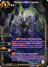 Dark Coffin Cavern (Box Topper) | Battle Spirits Saga Promo Cards | Anniversary Rare | Holofoil | #BSS05-106