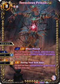 Ferocious Prison (Box Topper) | Battle Spirits Saga Promo Cards | Anniversary Rare | Holofoil | #BSS05-105