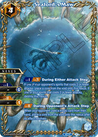 Sealord's Maw (Box Topper) | Battle Spirits Saga Promo Cards | Anniversary Rare | Holofoil | #BSS05-114