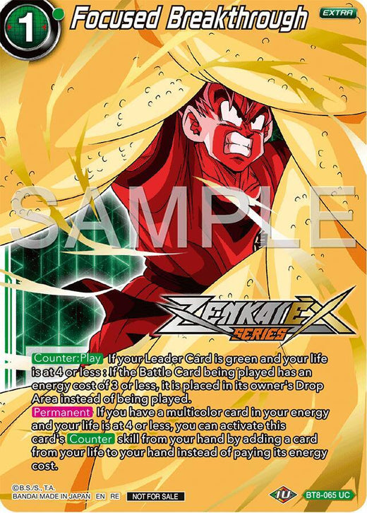 Focused Breakthrough (Event Pack 15) BT8-065 Promo