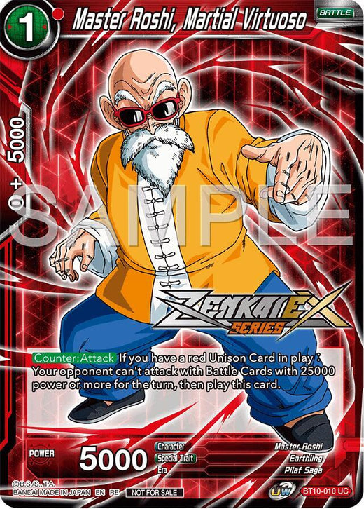Master Roshi, Martial Virtuoso (Event Pack 15) BT10-010 Promo