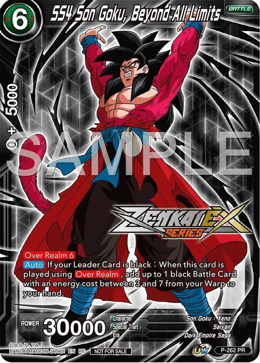 SS4 Son Goku, Beyond All Limits (Event Pack 15) P-262 Promo