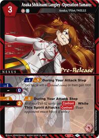 Asuka Shikinami Langley -Operation Yamato- | Collaboration Booster 01: Halo of Awakening Pre-Release Cards | Uncommon | Unspecified | #CB01-057
