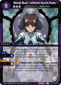 Shinji Ikari -Infinite Synch Rate- | Collaboration Booster 01: Halo of Awakening Pre-Release Cards | Uncommon | Holofoil | #CB01-061