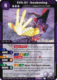 EVA-01 -Awakening- | Collaboration Booster 01: Halo of Awakening Pre-Release Cards | Uncommon | Unspecified | #CB01-020