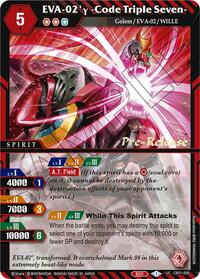 EVA-02'y -Code Triple Seven- | Collaboration Booster 01: Halo of Awakening Pre-Release Cards | Uncommon | Unspecified | #CB01-006