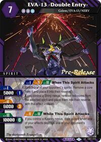 EVA-13 -Double Entry- | Collaboration Booster 01: Halo of Awakening Pre-Release Cards | Uncommon | Holofoil | #CB01-019