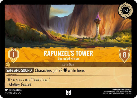 Rapunzel's Tower - Secluded Prison 33/204 Uncommon