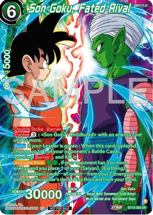 Son Goku, Fated Rival (Premium Alt-Art Card Set 2024 Vol.2) BT18-069 Promo Foil