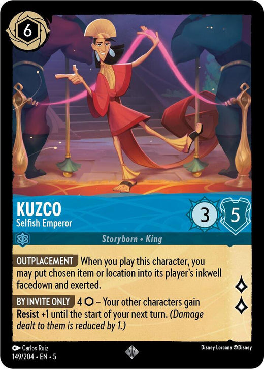Kuzco - Selfish Emperor 149/204 Super Rare