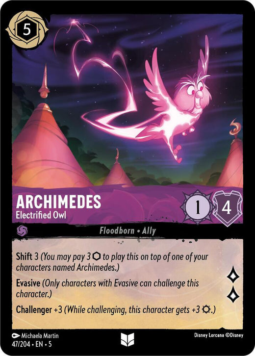 Archimedes - Electrified Owl 47/204 Uncommon