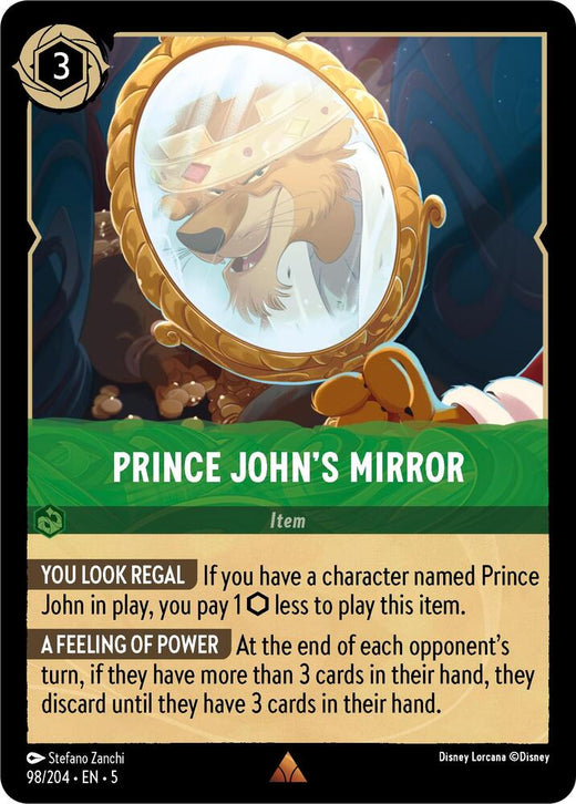 Prince John's Mirror 98/204 Rare