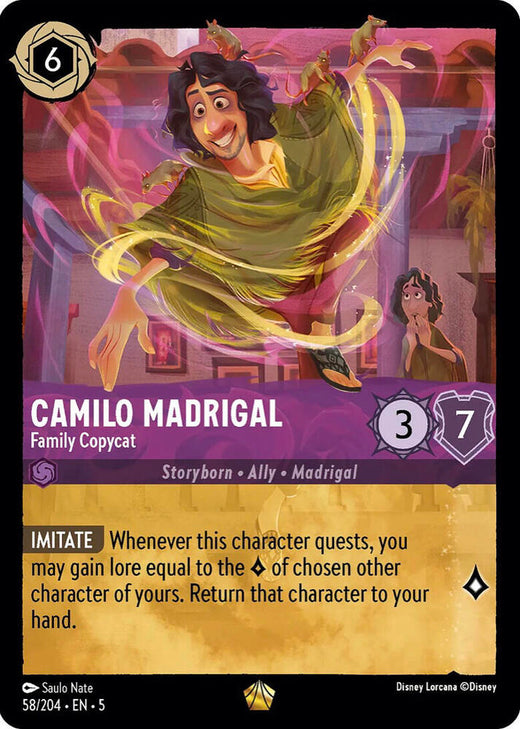 Camilo Madrigal - Family Copycat 58/204 Legendary