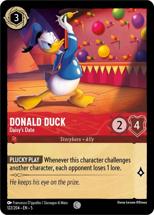 Donald Duck - Daisy's Date 122/204 Common