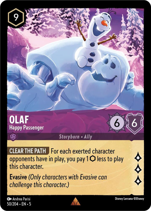 Olaf - Happy Passenger 50/204 Rare
