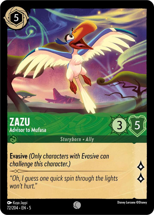 Zazu - Advisor to Mufasa 72/204 Common