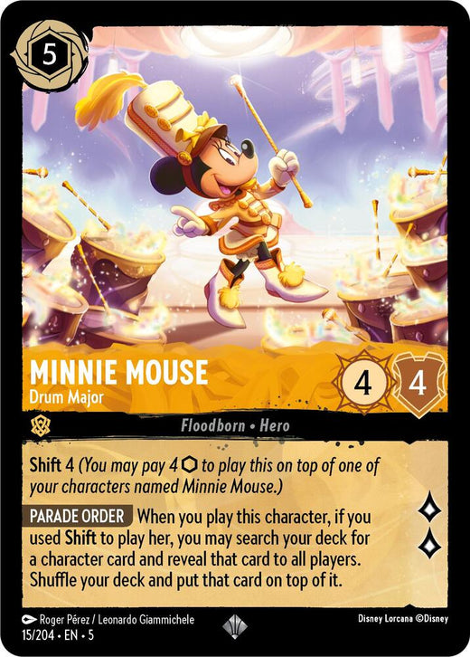 Minnie Mouse - Drum Major 15/204 Super Rare