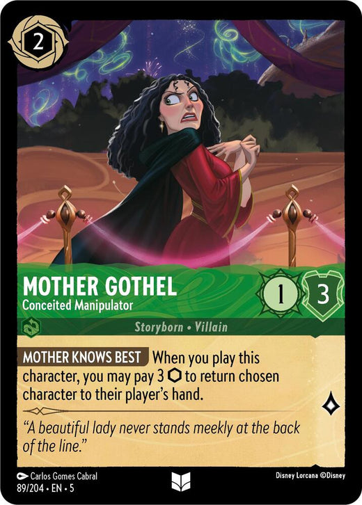 Mother Gothel - Conceited Manipulator 89/204 Uncommon